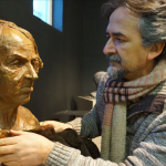 Michel Houellebecq à la Fonderie de Bronze Lauragaise